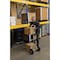 Vestil Galvanized Steel P-Handle Truck with Hard Rubber Wheels, 500 Lb. Capacity, Gray SPHT-500S-HR - alternate 6